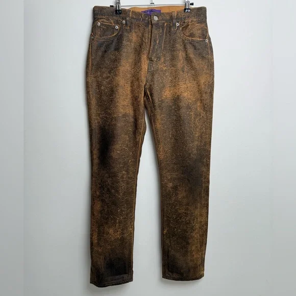 Ralph Lauren purple label 750 straight ankle pants - Picture 3 of 12